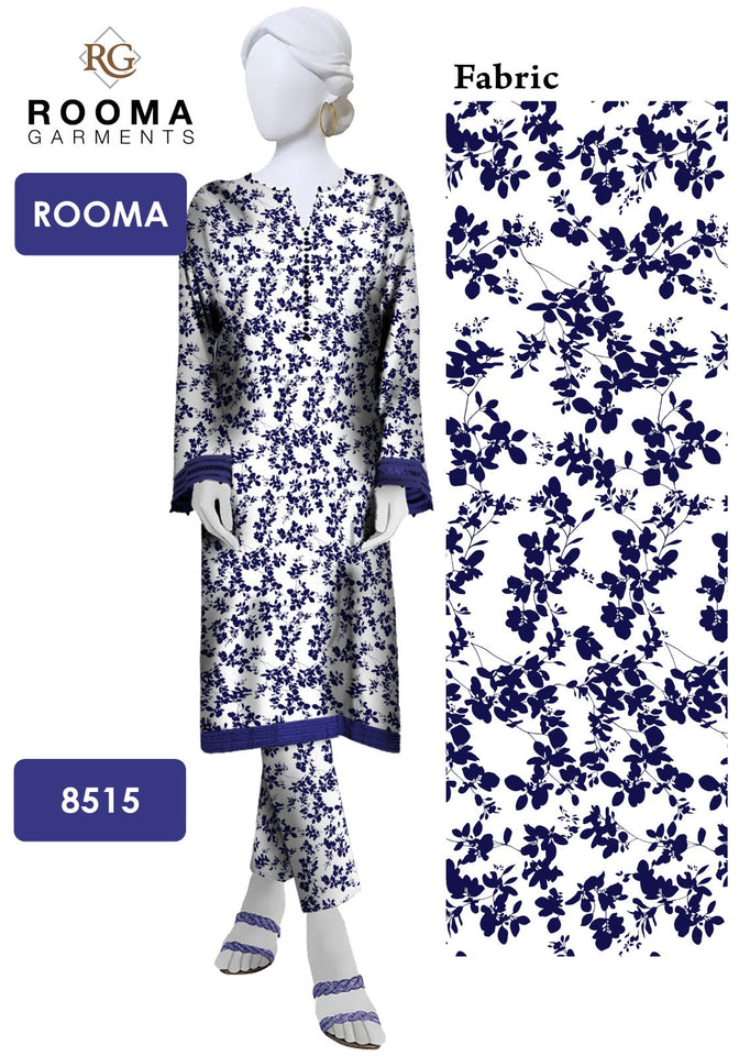 Digital Printed Lawn 2 piece Suit Unstitched 2025 Design